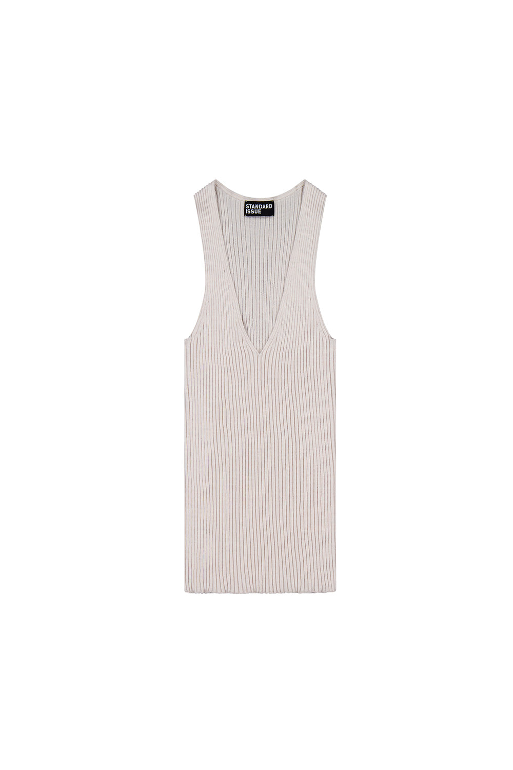 Merino Rib V Neck Tank