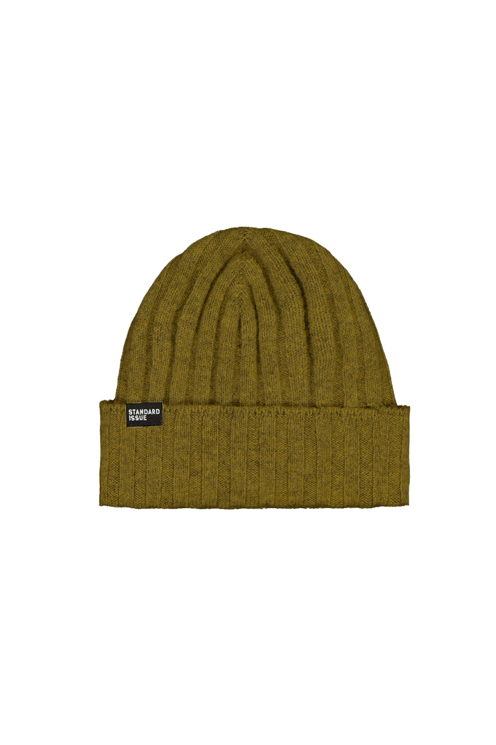 Standard Issue Cashmere Rib Hat in Purslane Green