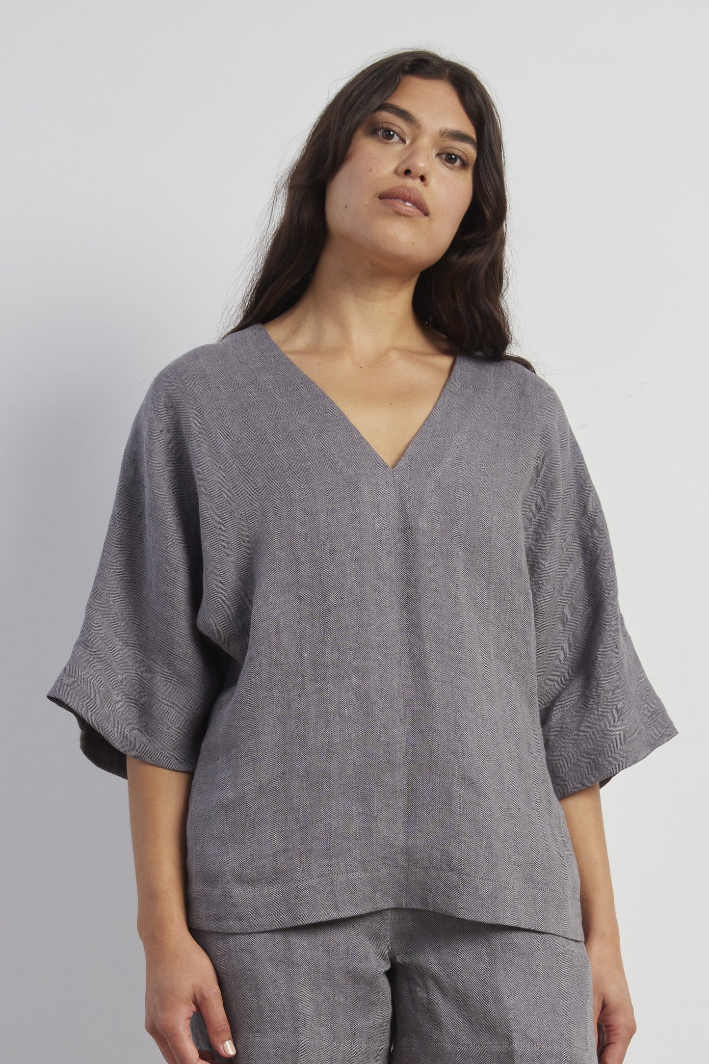 Chevron Linen Tee