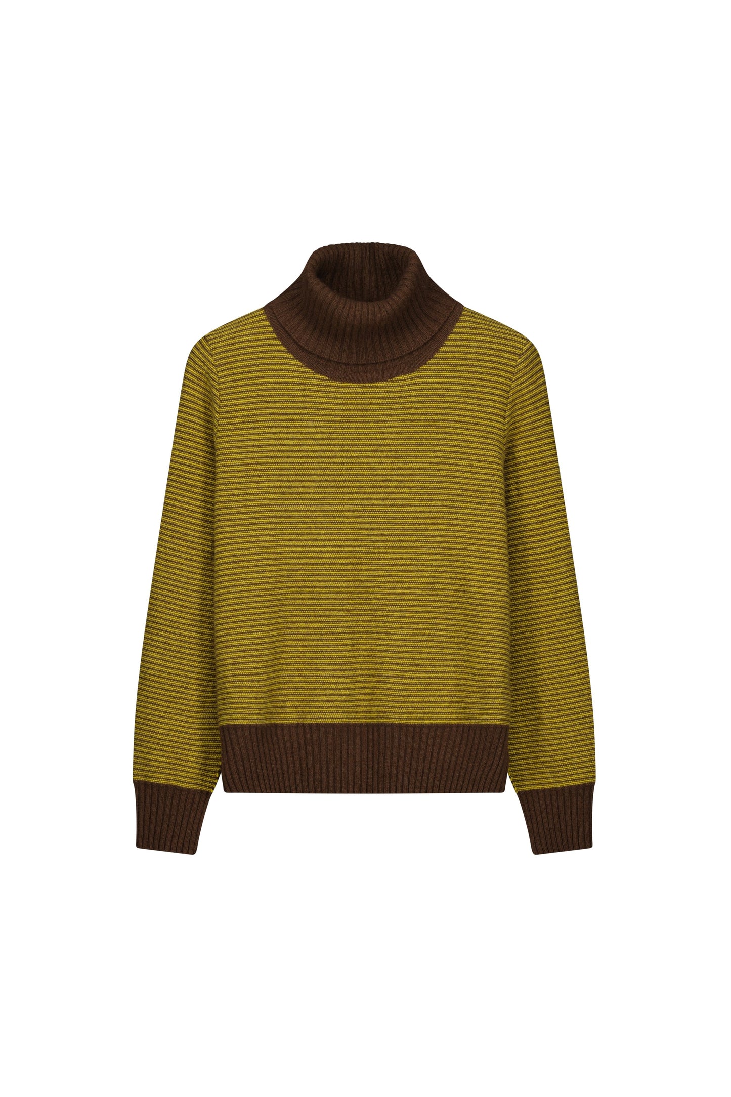 Okewa Striped Crop Funnel Neck - Standard Issue