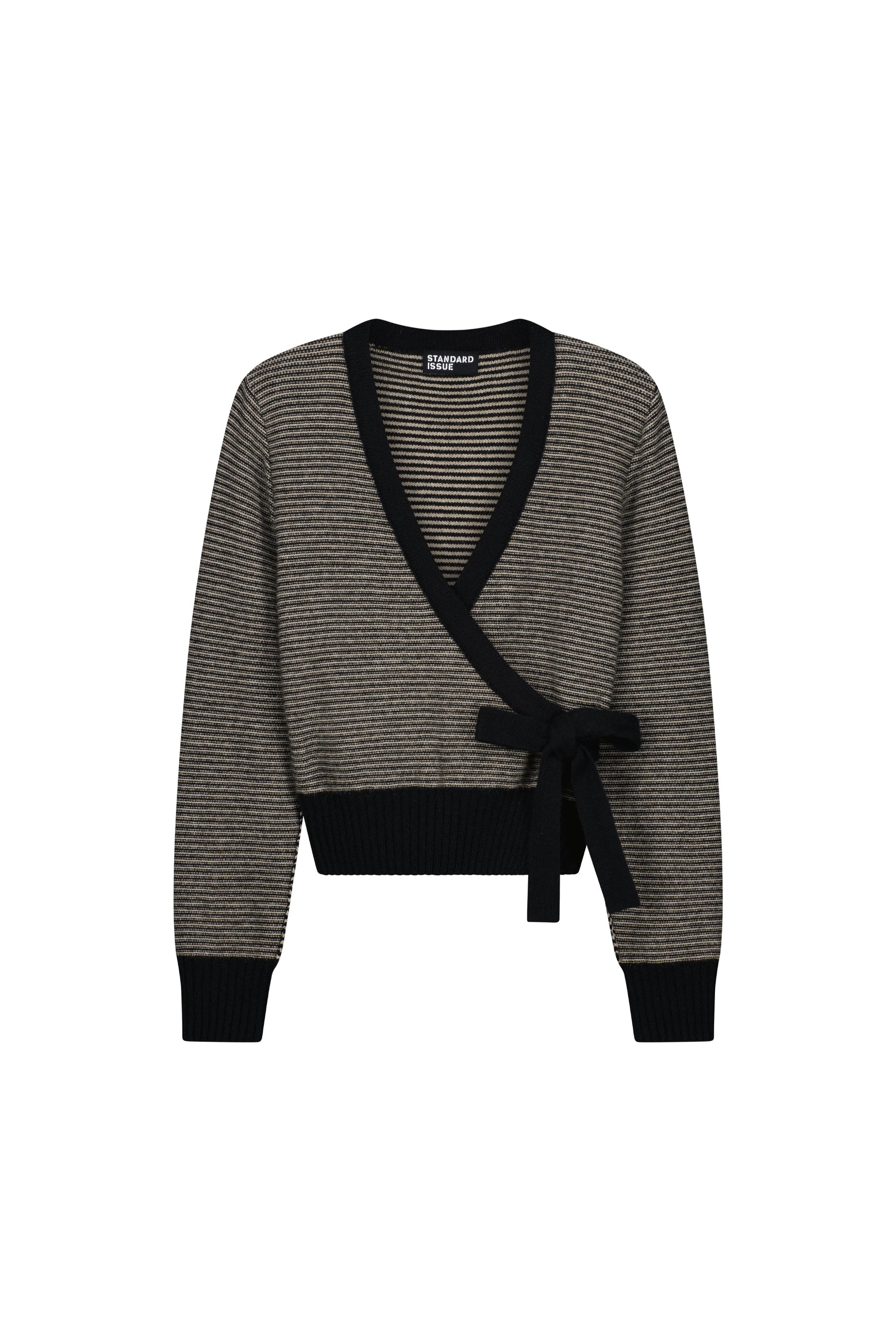 Okewa Striped Wrap Cardigan - Standard Issue