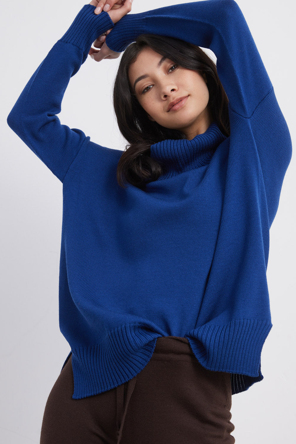 Merino Funnel Neck Jumper