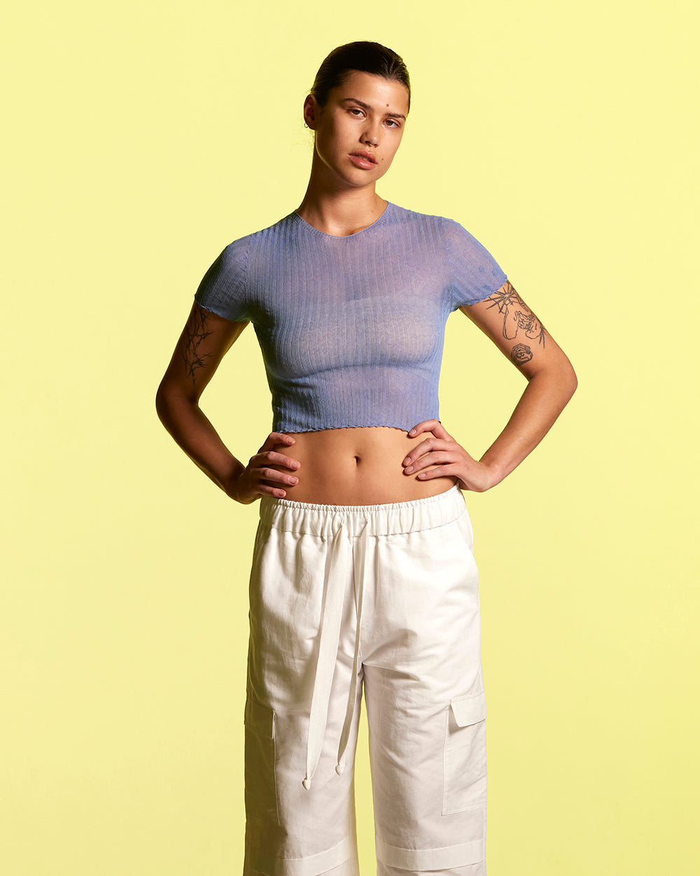 Cotton Tulle Crop Tee - Standard Issue