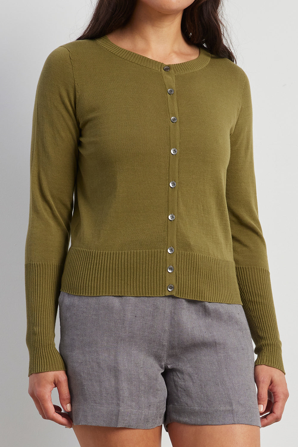 Cotton Long Rib Cardigan - Standard Issue