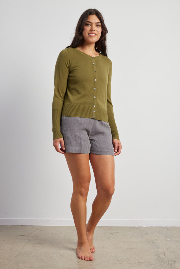 Cotton Long Rib Cardigan - Standard Issue