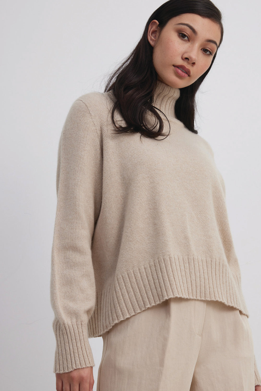 Cashmere Cropped Sweater