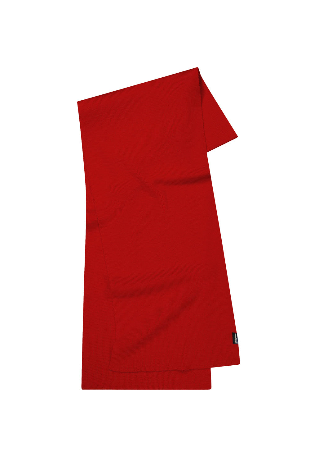 Red scarf on a white background