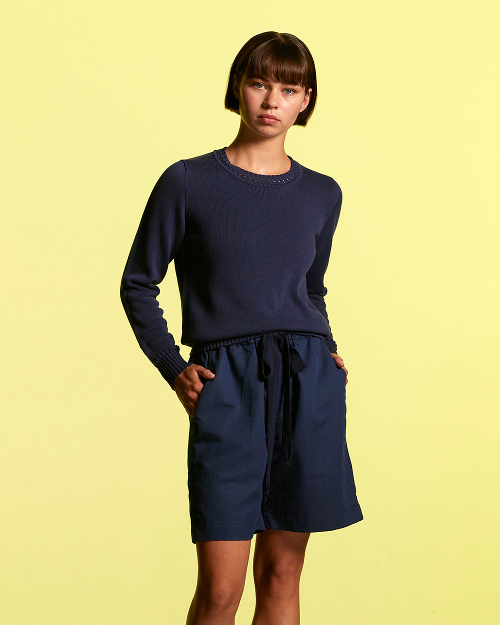 Bio Cotton Lattice Link Pullover - Standard Issue