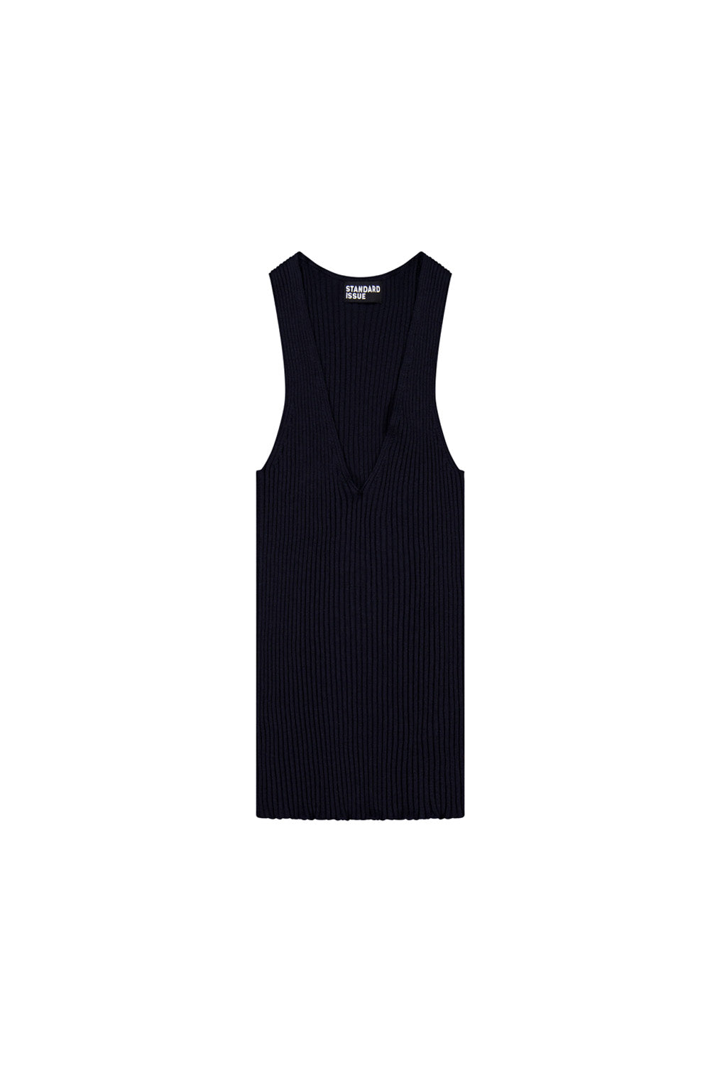 Merino Rib V Neck Tank