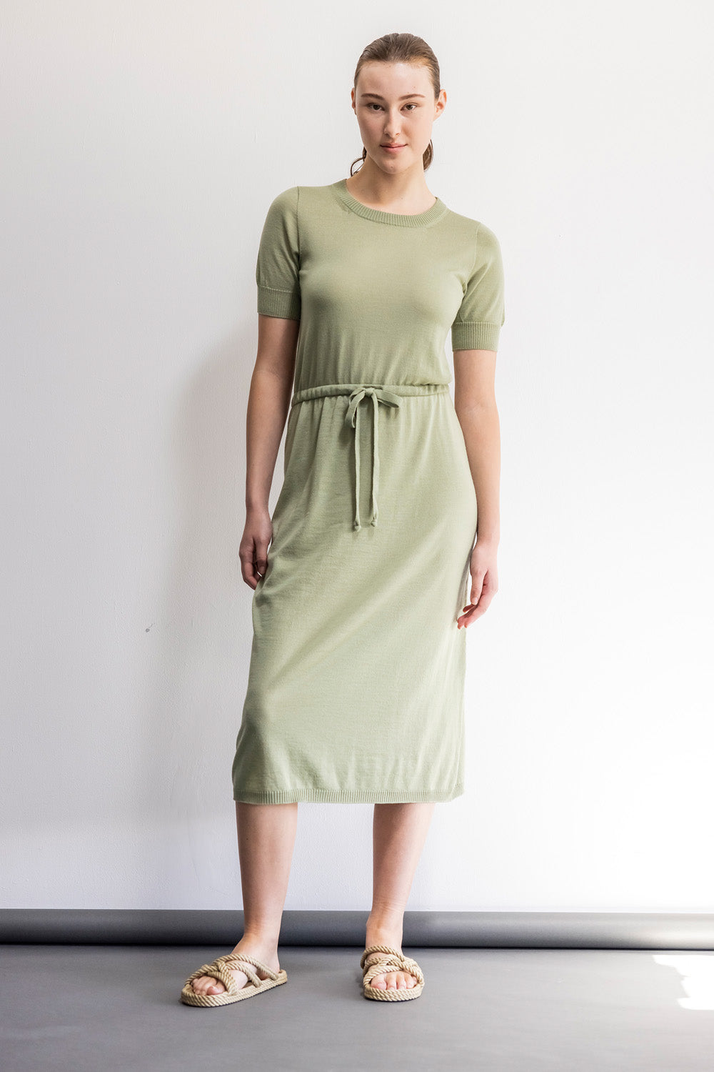 Merino Drawstring Dress