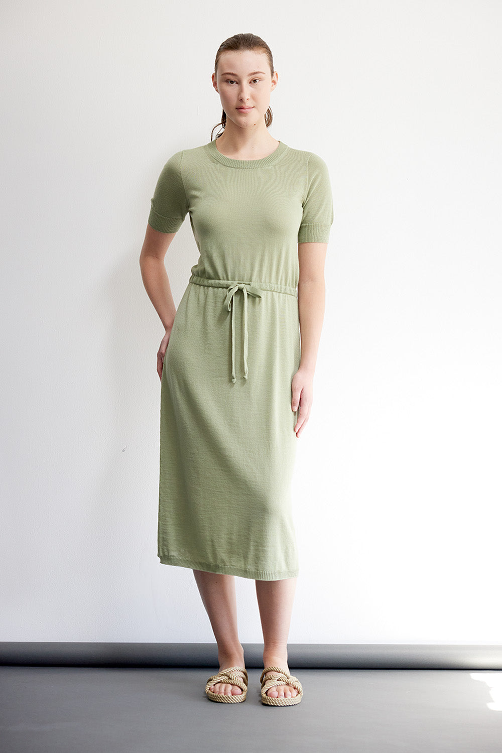 Merino Drawstring Dress