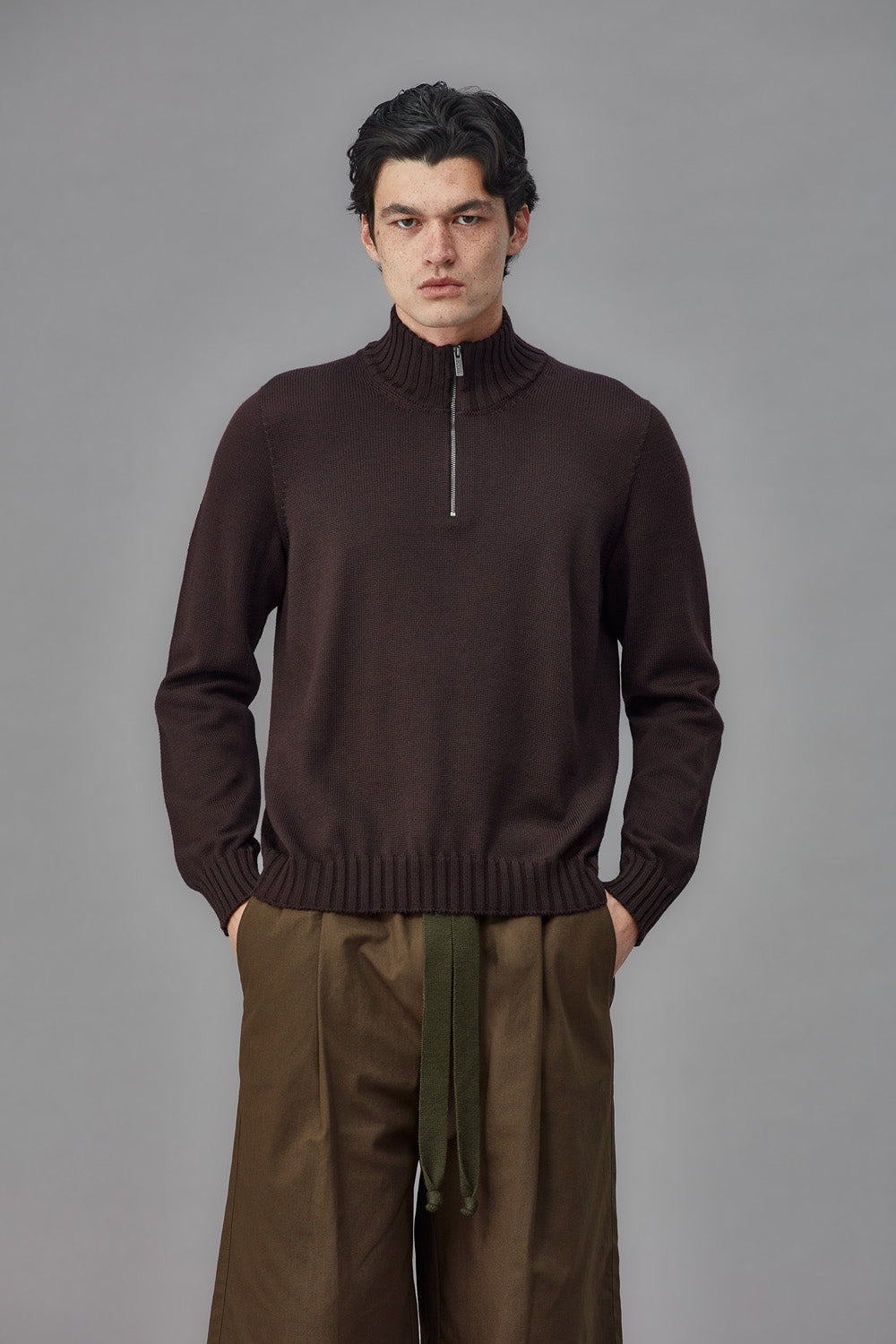 Merino Zip Collar Pullover - Standard Issue