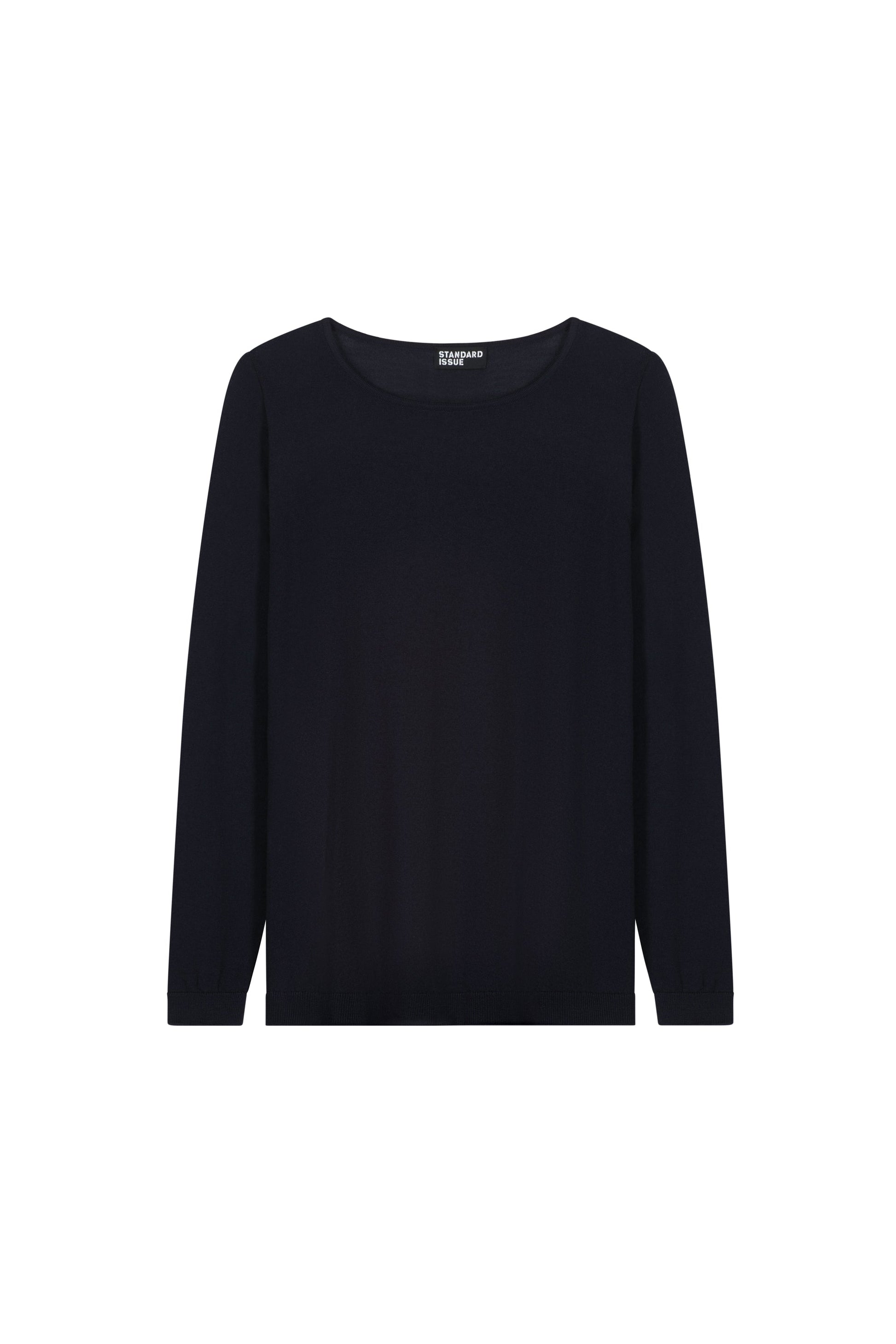 Standard Issue Merino Swing Sweater in Navy