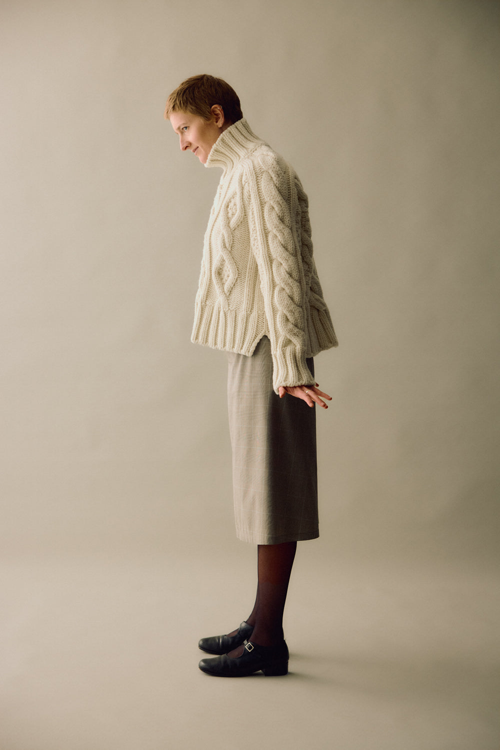 Wool Cable Sweater