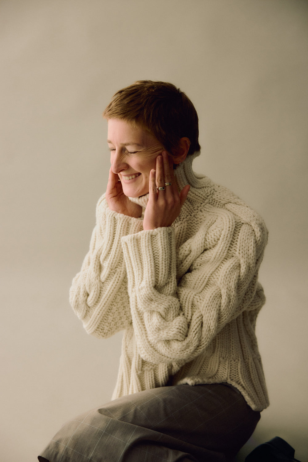 Wool Cable Sweater