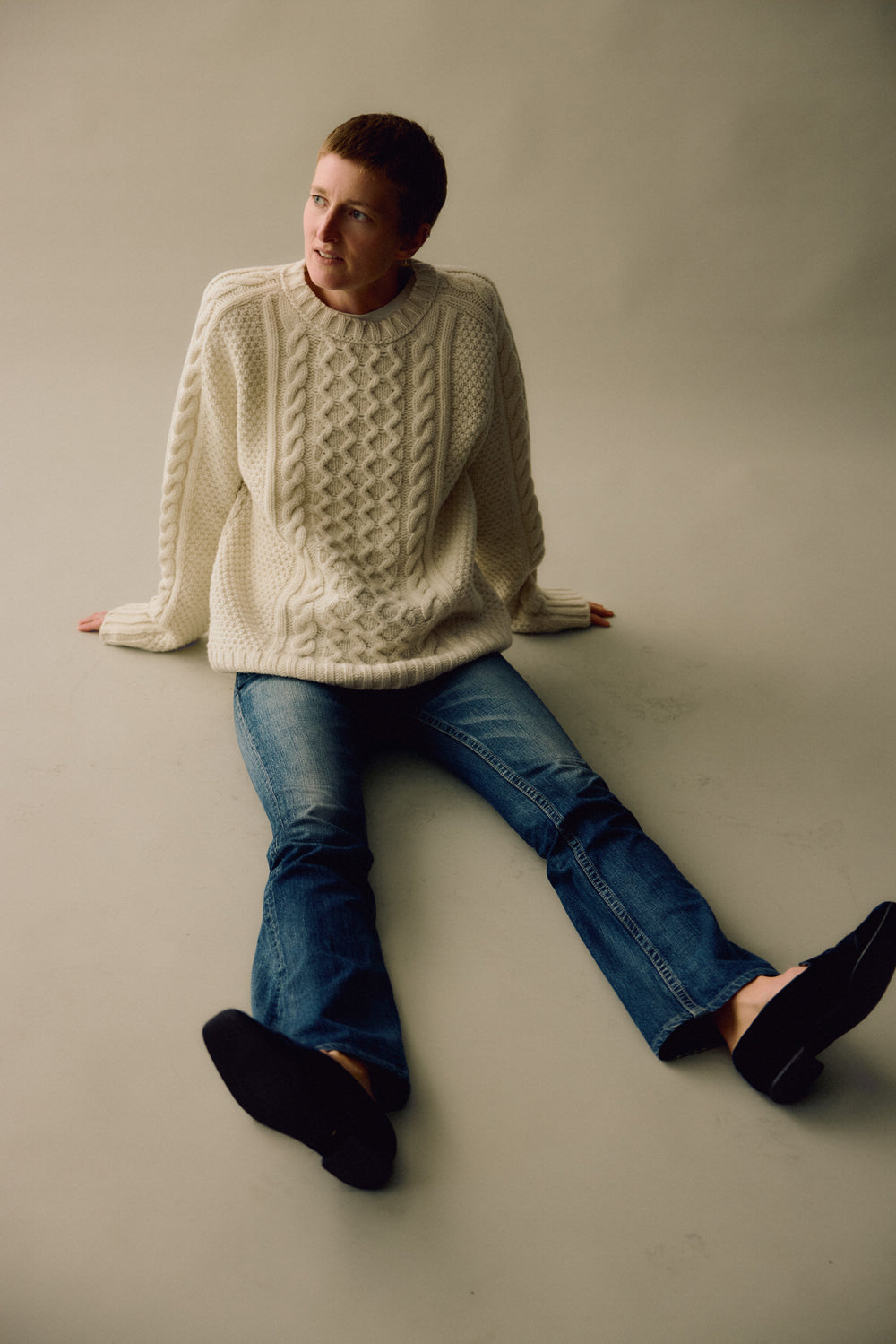 Wool Universal Cable Sweater
